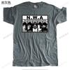 Футболка NWA CITY OF COMPTON RAP LEGENDS NWA BACK IN THE DAY Футболки Унисекс Короткий рукав Футболка Летняя Гангста-рэп Топ Одежда