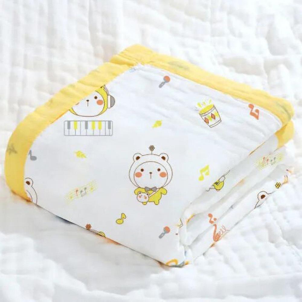 Baby Pure Cotton Class A Soft and Breathable Six-layer Integrated Children's Bath Towel Kindergarten Small Quilt