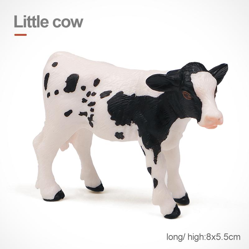 Имитация Фермерских Животных Домашняя Птица Корова Свинья Собака Курица Утка Гусь Детеныш Фигурки Модель Фигурки Развивающая Игрушка Для Детей