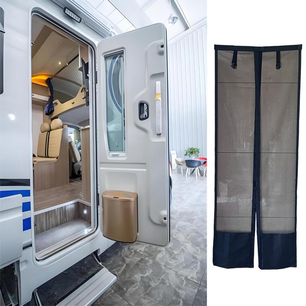 Защитный экран для двери автодома Сетчатый экран для двери автодома Полное покрытие Устойчивый к УФ-излучению Дышащий Приватность Для сезонных пристроек Прицепа