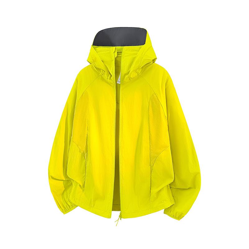 Light and thin sunscreen clothing Women's UV protection breathable jacket Sunscreen clothing Sunshade spring and summer women's style banana jacket