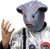 3D Realistic Alien Latex Full Head Masks UFO Prank Costume Halloween Cosplay Party Props Scary Party Decoration Novelty Mask