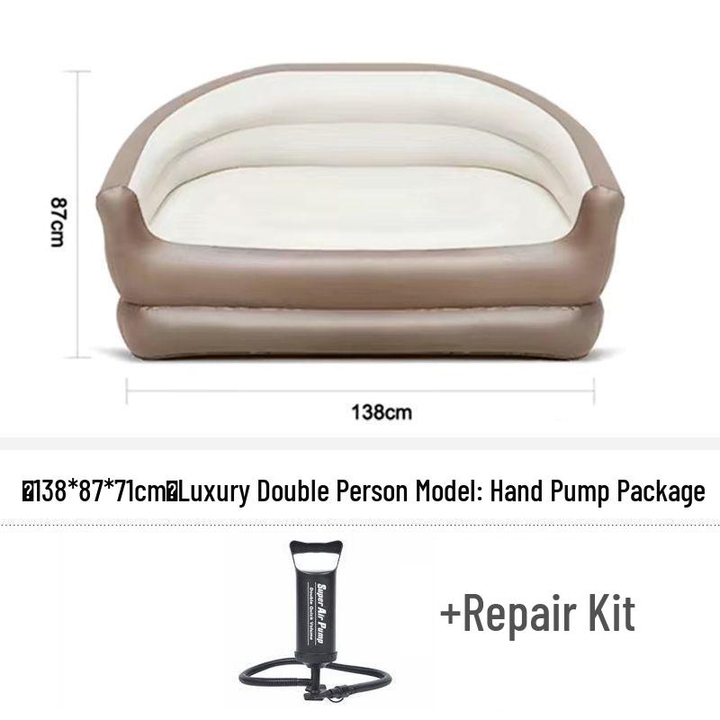 Утолщенное надувное кресло-диван для дома и отдыха на природе