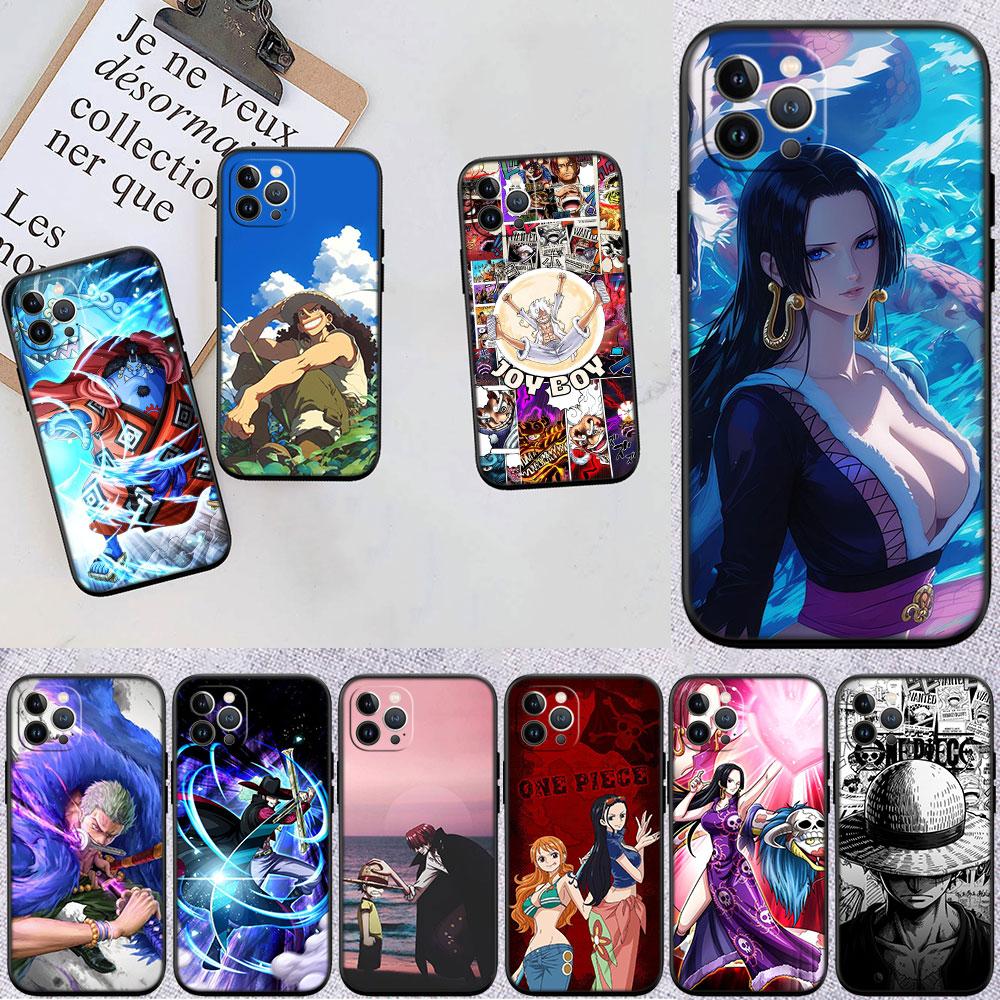 One Piece Soft Shell Phone Case for iPhone 16 15 14 13 12 Pro Max Plus Mini