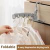 Портативная складная вешалка для путешествий, складная сушилка для одежды, вешалка для путешествий, вешалка с 5 отверстиями для отеля, кемпинга, путешествий