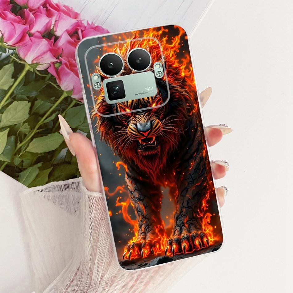 For Realme GT 8 Pro 2025 Cool Dragon Tiger Pattern Phone Case For Realme GT8 GT 8Pro 5G RMX5210 Soft Silicone TPU Cases