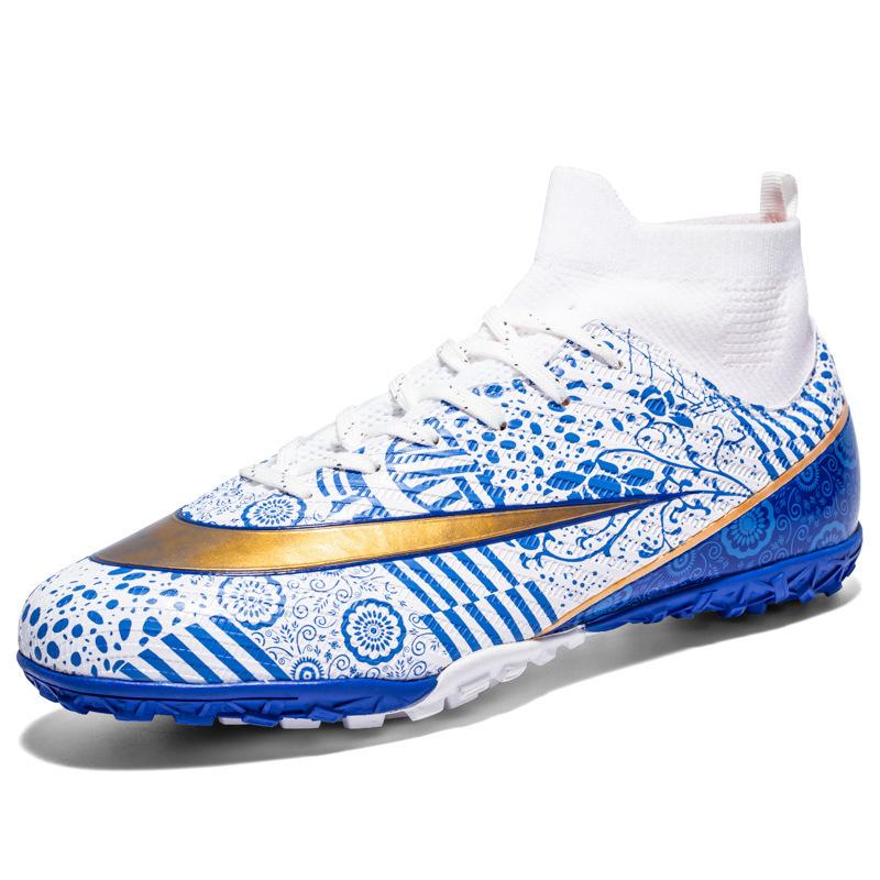 Men's and Women's Long Nails Broken Nails Football Shoe Manufacturers Large Size Grass Breathable High Top Sports Leisure Price Excellent Competition