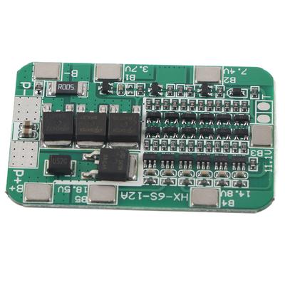 6S 12A 22V 24V плата защиты аккумулятора PCB BMS для литий-ионного аккумулятора 18650