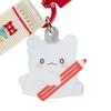 Sanrio Logo Embroidered Tag Character Grand Prize 1st Hanamaru 13 x 4 x Character 311421 Keychain, Edition, Obake, 0.7 cm,