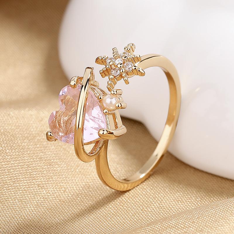 925 Sterling Silver Ring Open Adjustable Silver/Gold for Women Exquisite Student Girlfriend Jewelry Accessories Wedding Party