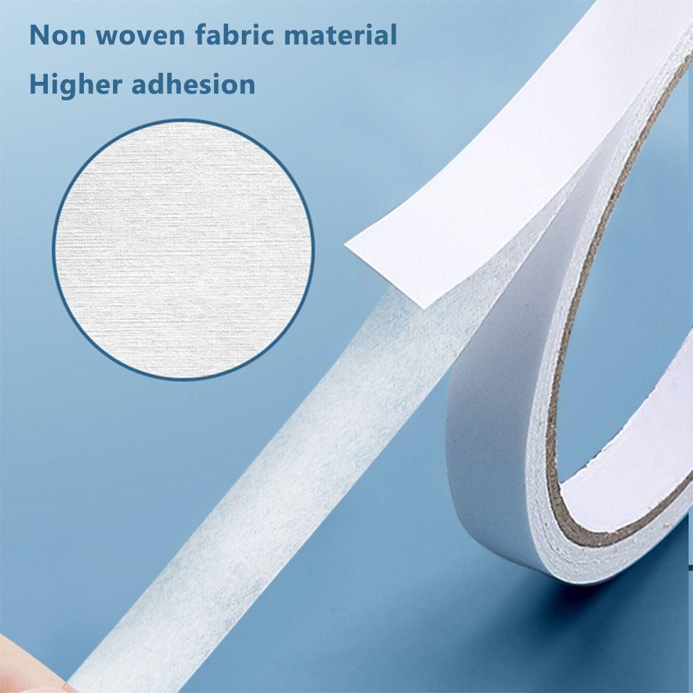 Strong Viscosity Strong Tape Sticker White Sticky Paper Double Sided Tape  School/Home/Office