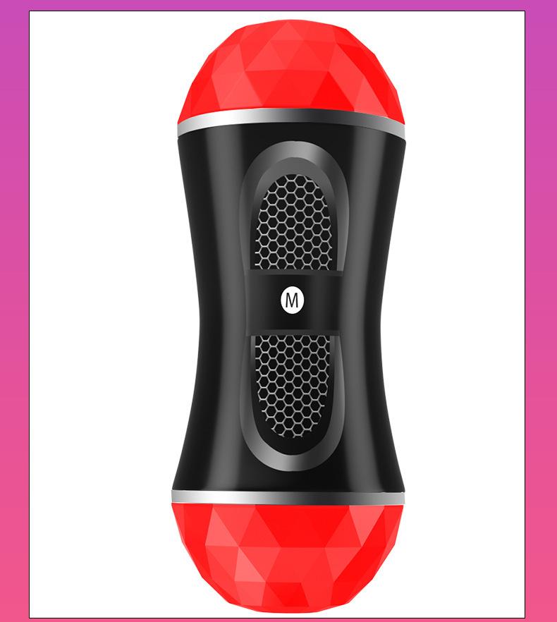 Электрический автоматический мужской мастурбатор в форме чашки-самолета и растягиватель пениса