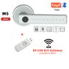 RAYKUBE Tuya BLE Fingerprint Door Lock Digital Electronic Lock with Password/Key/IC Card/ Smartlife/ Tuya APP Unlock