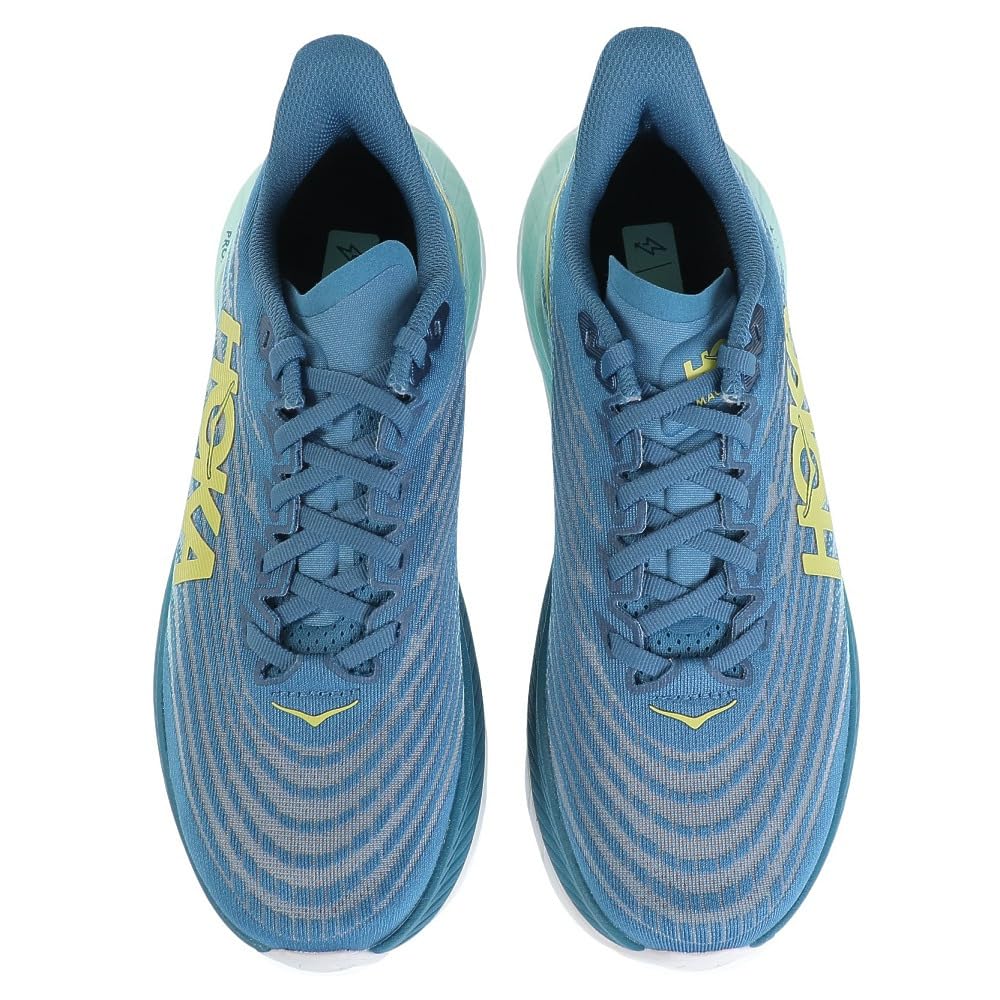Hoka Mach 5 Running Jogging Size Shoes, Shoes, 1127893-BSOC (Blue, 25.0 Cm, Men's)