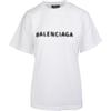 Balenciaga Футболка с размытым логотипом 'Белый Черный' Унисекс 661705TKVD59040