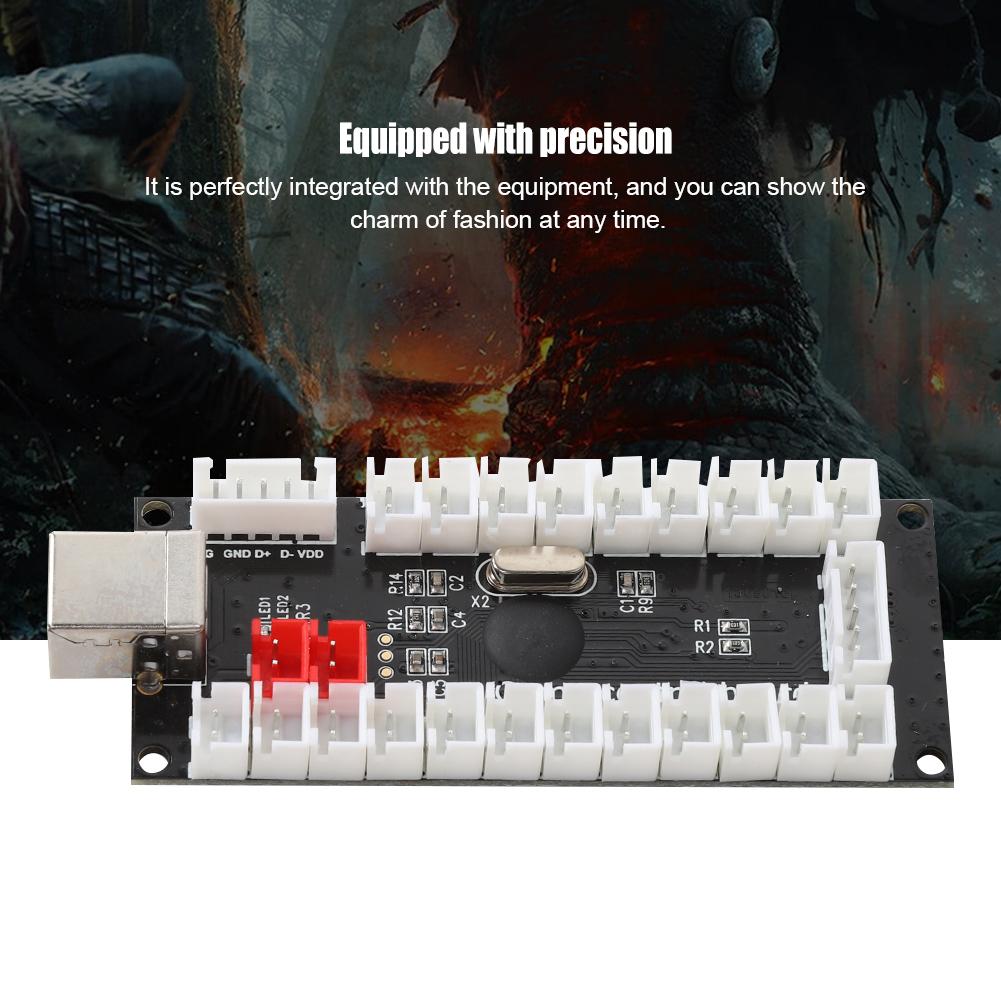 Аркадный игровой USB-контроллер-энкодер с акриловым кристаллическим корпусом для Raspberry Pi и ПК Mainframe882C
