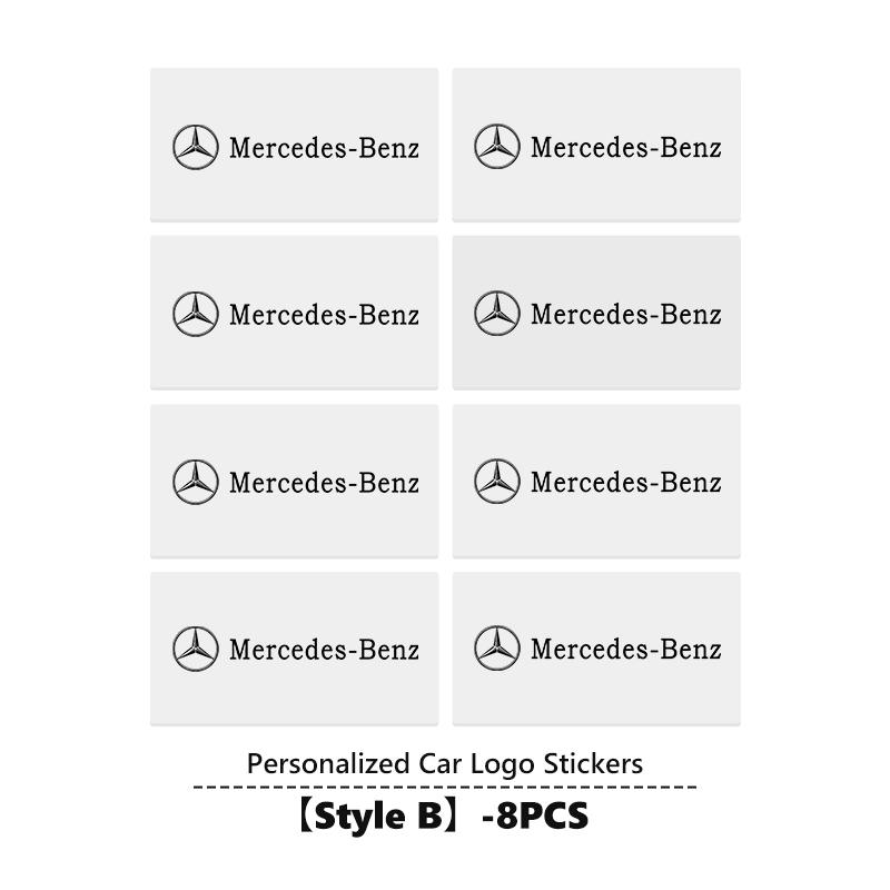 AABGW1 For Benz Car Logo Emblem Rear Trunk Stickers Badge Accessories AMG CLA CLS C180 C200 W204 W205 Exclusive A C E R V Class