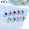 Lindon Fashion Copper Alloy Zircon Jewellery Drop Earrings For Women Wedding Party Gifts