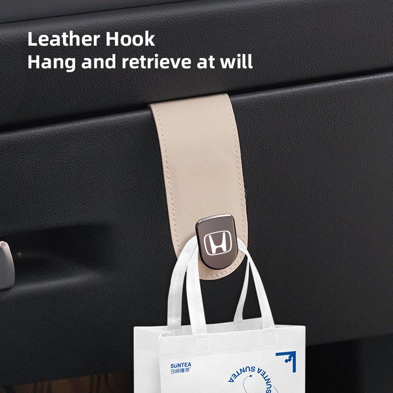TQDX8 Car Co Pilot Storage Hook Creative Storage Metal Hooks For Honda Civic Accord Crosstour Spirior Odyssey Avancier UR-V Sienna