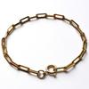 BONBEAU Square Chain Layered Bold Bracelet Bold Clip Square Chain Layered Bracelet