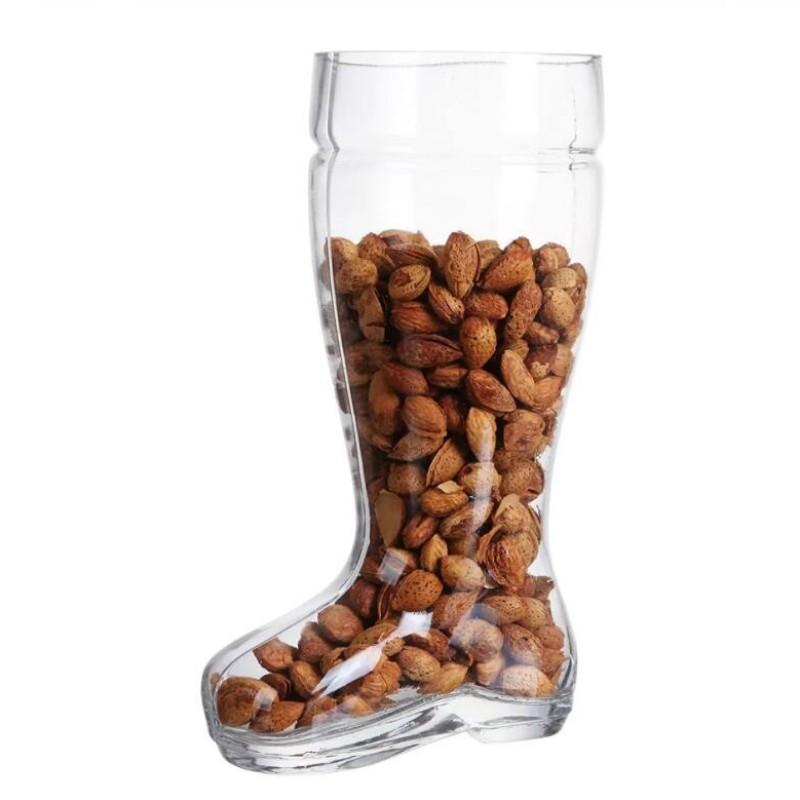 Стеклянная пивная кружка Das Boot объемом 47 унций, стекло без свинца, прочное и долговечное, подходит для пивных фестивалей, игр с мячом, патио, садов и т. д.