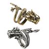 Stylish Open Rings Versatile Dragon Shape Rings Adjustable Opening Finger Rings Ornaments Minimalist Accessory Jewelry