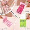 5pcs Travel Size Makeup Brushes Set Mini Makeup Brushes, Small Complete Function Cosmetic Brushes Kit with Case and Mirror Perfe