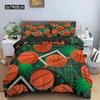 Basketball Duvet Cover Set Hit The Broken Wall Ball Theme Bedding Set for Kids Teens Queen King Size 2/3pcs Soft Quilt Cover