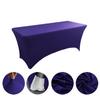 4/5/6/8FT Stretch Spandex Table Cover, Elastic Stretchable Patio Tablecloth Protector for Party Banquet Wedding Christmas Events