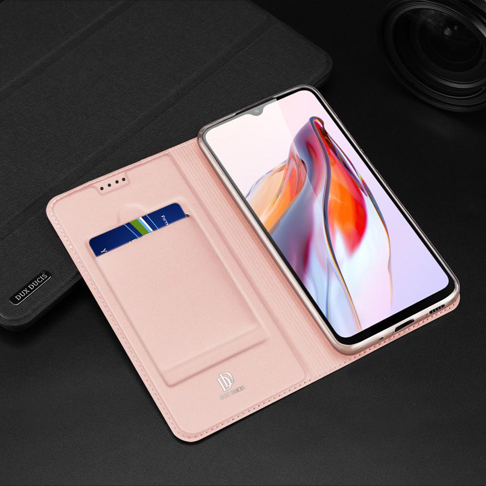 Dux Ducis Skin Pro Flip Wallet Case for Xiaomi Redmi 11A / Poco C55 / Redmi 12C - Blue Cover with Stand & Card Holder