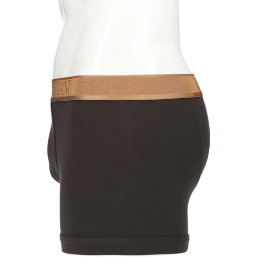 Emporio Armani SOFT MODAL TRUNK Мягкие модальные боксеры-слипы (S / M / L) Мужское нижнее белье с застежкой спереди (Размеры ЕС L, 98. черный) 54059881