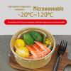 MOLUONA Disposable Kraft Paper Takeaway Bowls