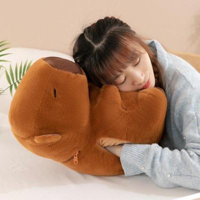 Капибара Зимняя Очень Большая Плюшевая Бутылка для Воды Женская Домашняя Наполняемая Водой Грелка для Рук Праздничный Подарок для Девушки