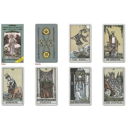Authentic Pamela Coleman Smith RWS Tarot Deck (78 Cards) with Japanese Instruction Manual "Pocket Manual" Included. Beginner-friendly, Rider-Waite Edi