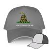 New Arrival Solid Baseball Caps Men Summer Breathable Golf Hat Don't Tread On Me Teens Fashion Brand Cap Female Leisure Hats
