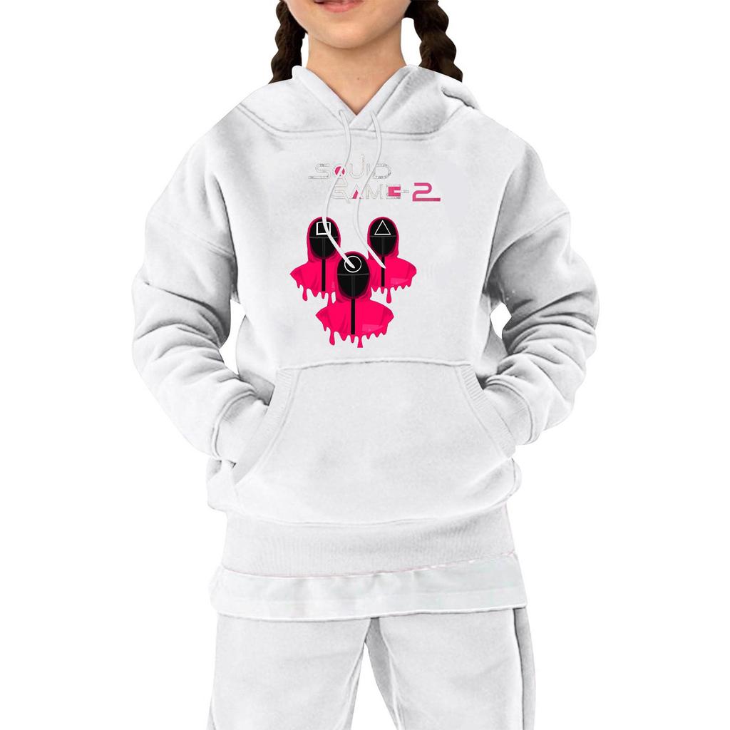 Детские толстовки, свободная спортивная рубашка с капюшоном и принтом, модная спортивная рубашка