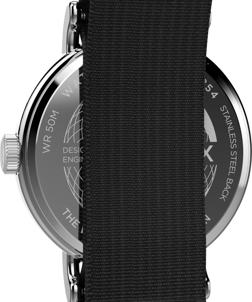 [TIMEX] Часы Weekender Кварцевые 5 АТМ Водонепроницаемые Минеральное Стекло Черный Циферблат TW2W85700 Унисекс [Оригинал]