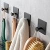 4Pcs Wall Hook Stylish Versatile Self-Adhesive Hooks Bathroom Shower Organizer for Towels Robes Clothes