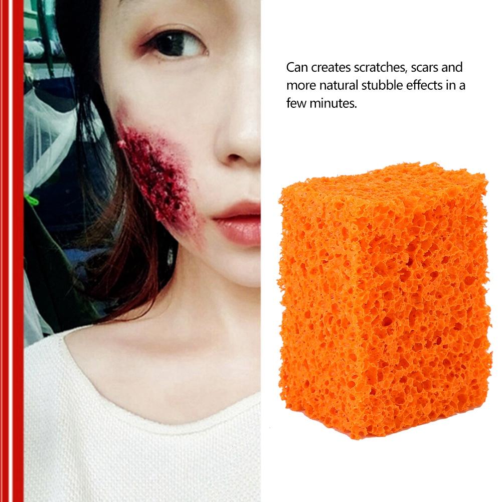 FX Blood Scar Stubble Effect Wound Makeup Stipple Sponge для Хэллоуина, Рождества (Маленькое отверстие)