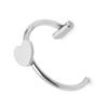 1 Pcs Stainless Steel Fake Nose Ring Hoop Septum Rings C Clip Lip Ring Earring Fake Nose Piercing Women Body Jewelry Non-Pierced