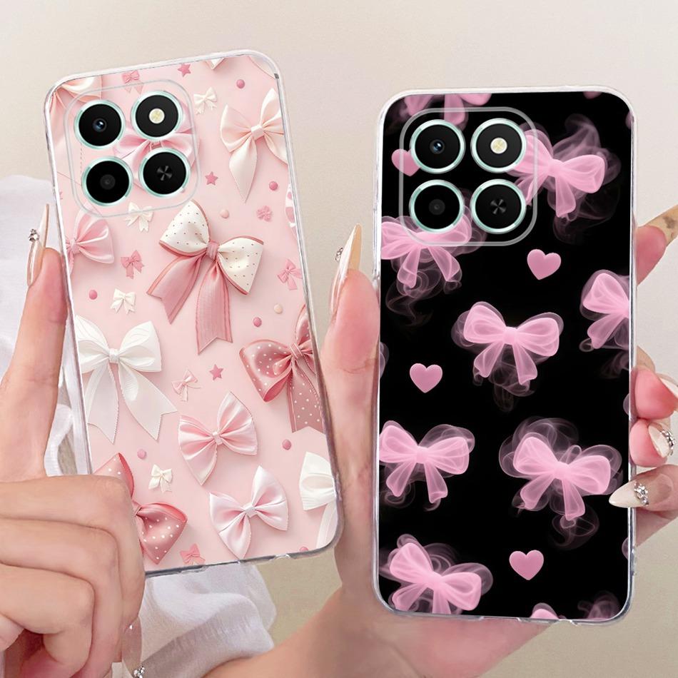 For Honor X6C Cute Flower Butterfly Cat Painted Case HonorX6c X 6C 4G NIC-LX1 LX2 LX3 Soft Silicone TPU Phone Cases