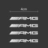 XCEAA1 For AMG Car For Mercedes benz AMG Metal emblem Auto Decor Decals Car Window Wiper Stickers For Mercedes Benz AMG W212 W204 W211W