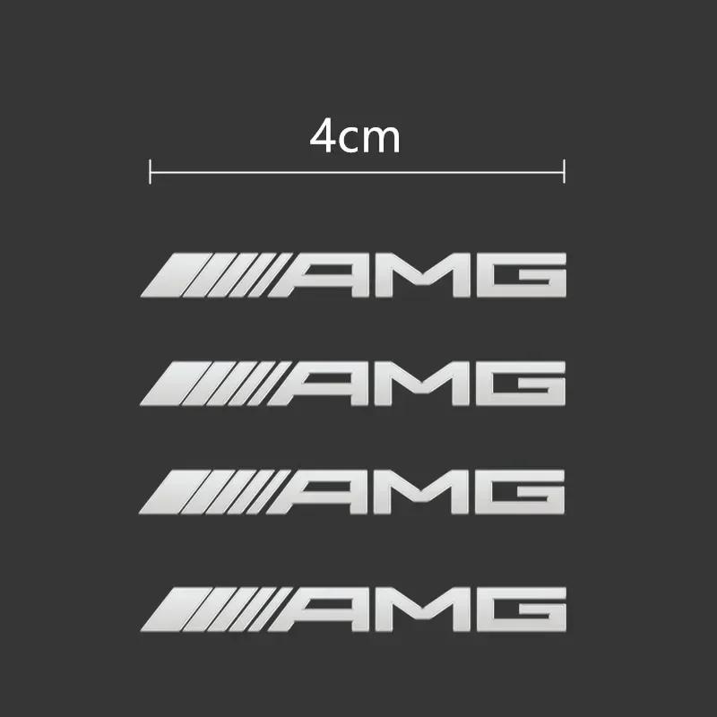 XCEAA1 For AMG Car For Mercedes benz AMG Metal emblem Auto Decor Decals Car Window Wiper Stickers For Mercedes Benz AMG W212 W204 W211W