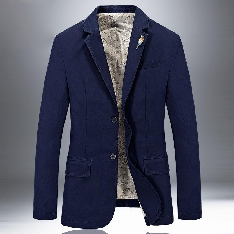 Мужской повседневный молодежный однотонный костюм, рабочая куртка