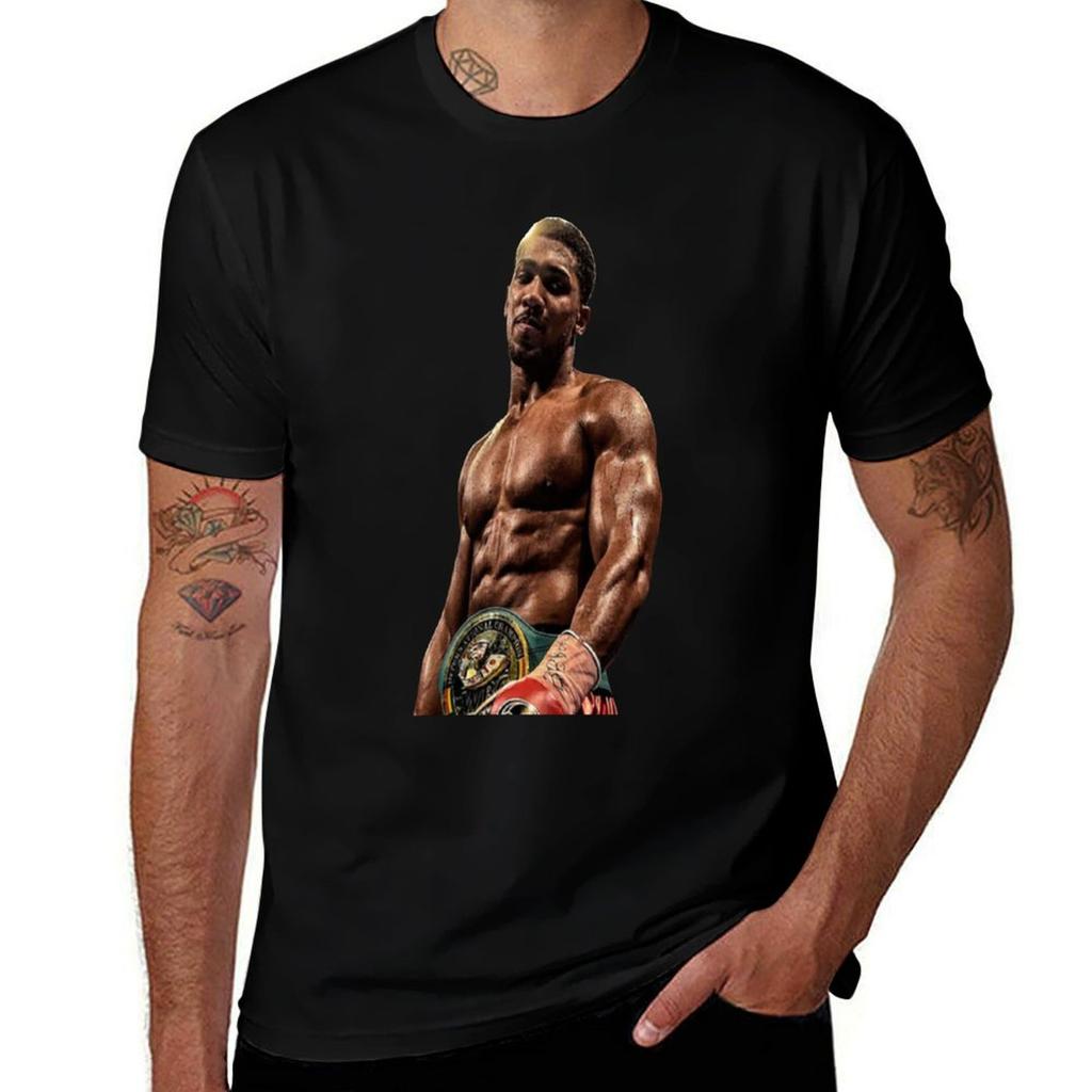 Anthony Joshua Heavyweight Boxer Boxing Tshirt Classic Graphic Short Sleeve Top Tshirt