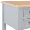 Desk Gray 109.5 x 45 x 77.5 cm Wood