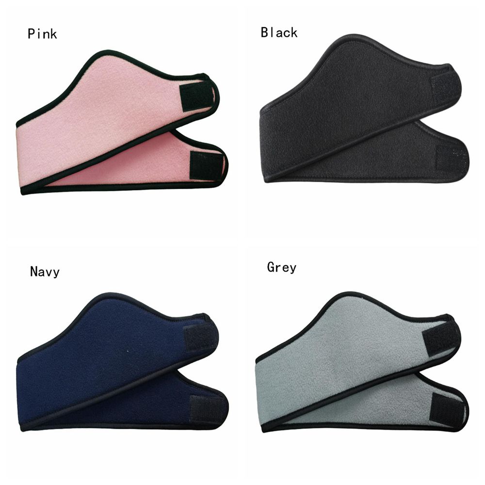 Woman/Man Stretch Ski Head Band Ear Muff Spandex Polar Fleece