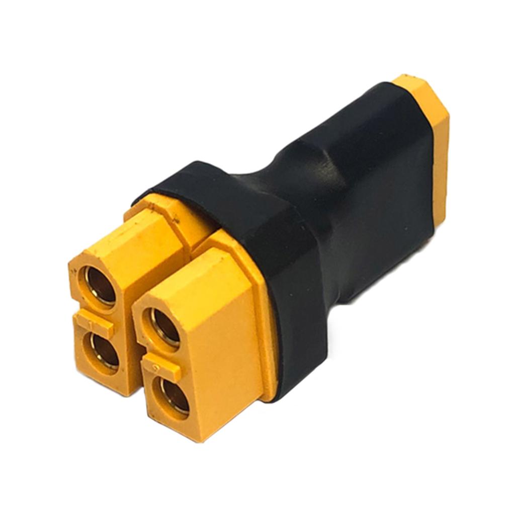 Plastic XT60 Plug Connector DIY Accessories XT60 Male To XT60 Female RC Parts Parallel Adapter Converter for Lithium Battery ESC