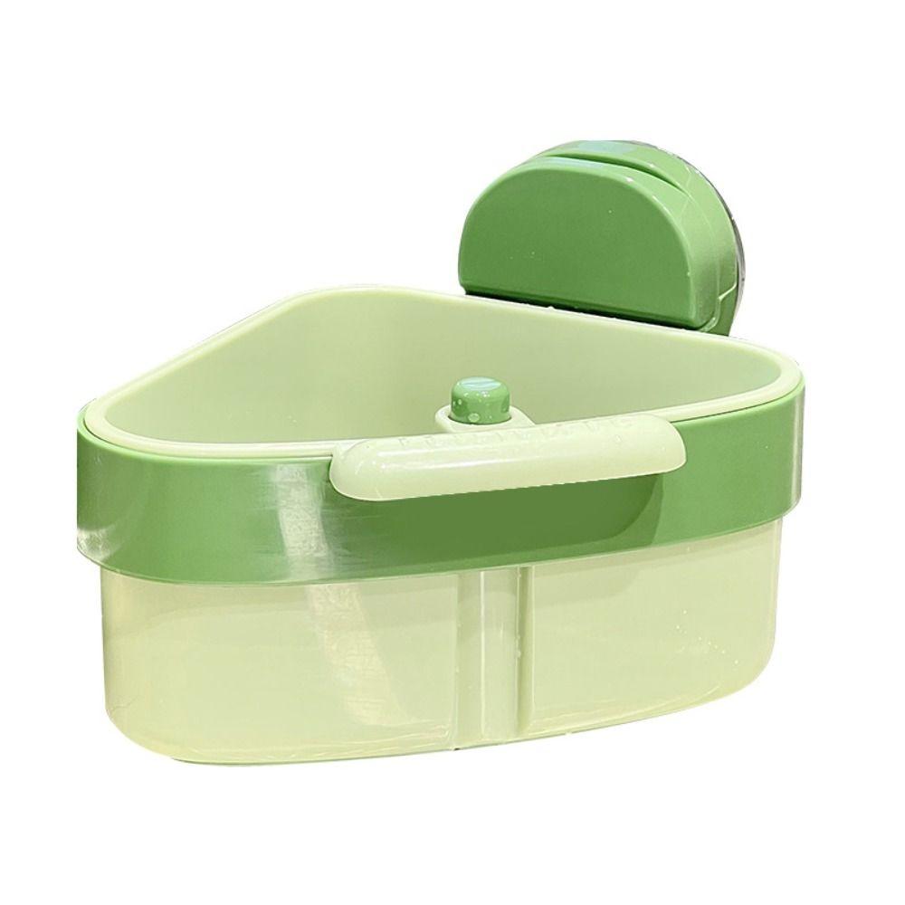 Removable Plastic Triangle Sink Filter One-touch Drainage Kitchen Sink Strainer Vegetables Washing