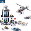 6726 536pcs Police Station Constructor Model Kit Blocks Bricks Toys for Boys Girls Children Modeling